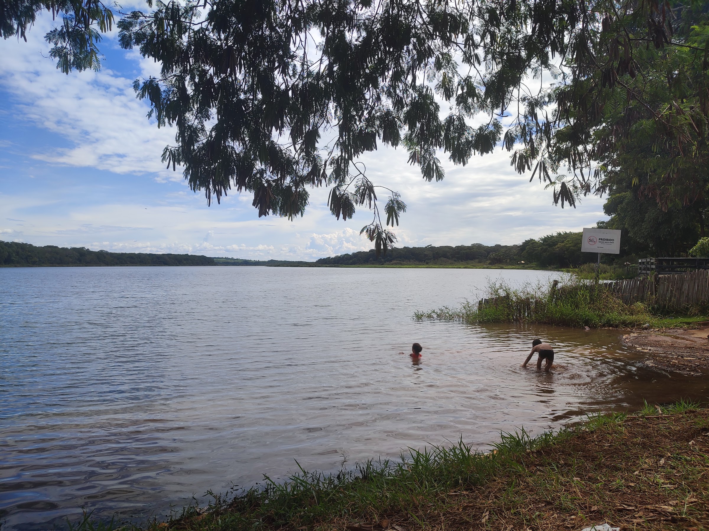Vista da Lagoa Feia em Formosa